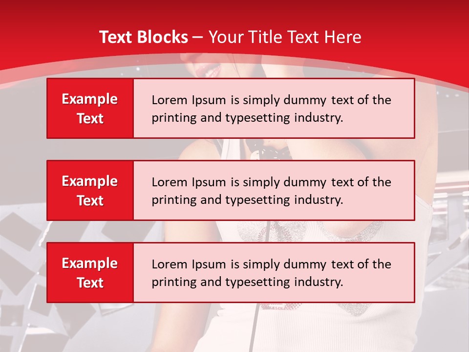 Girl Dj PowerPoint Template