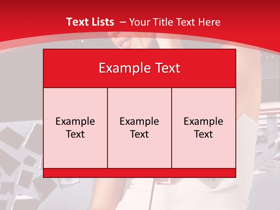 Girl Dj PowerPoint Template