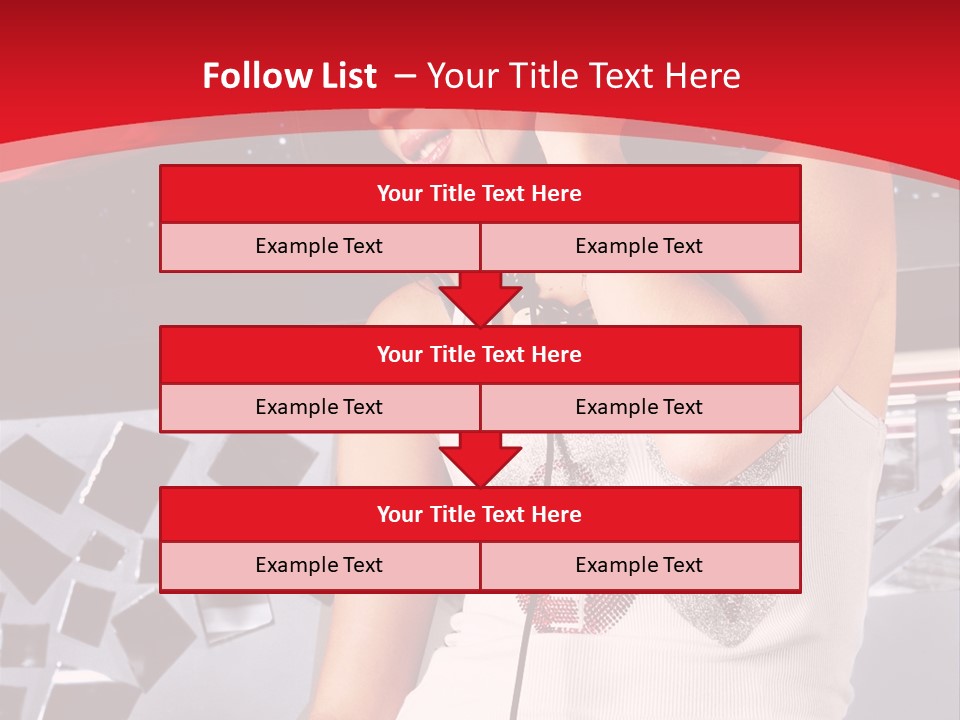 Girl Dj PowerPoint Template