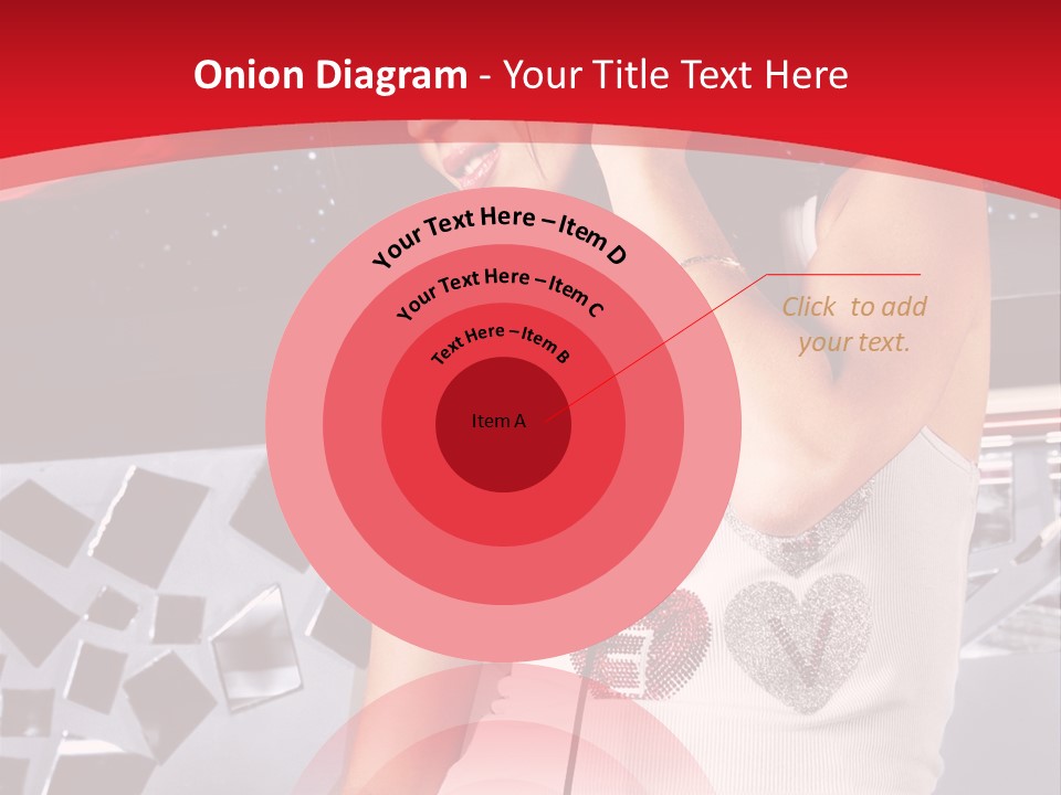 Girl Dj PowerPoint Template