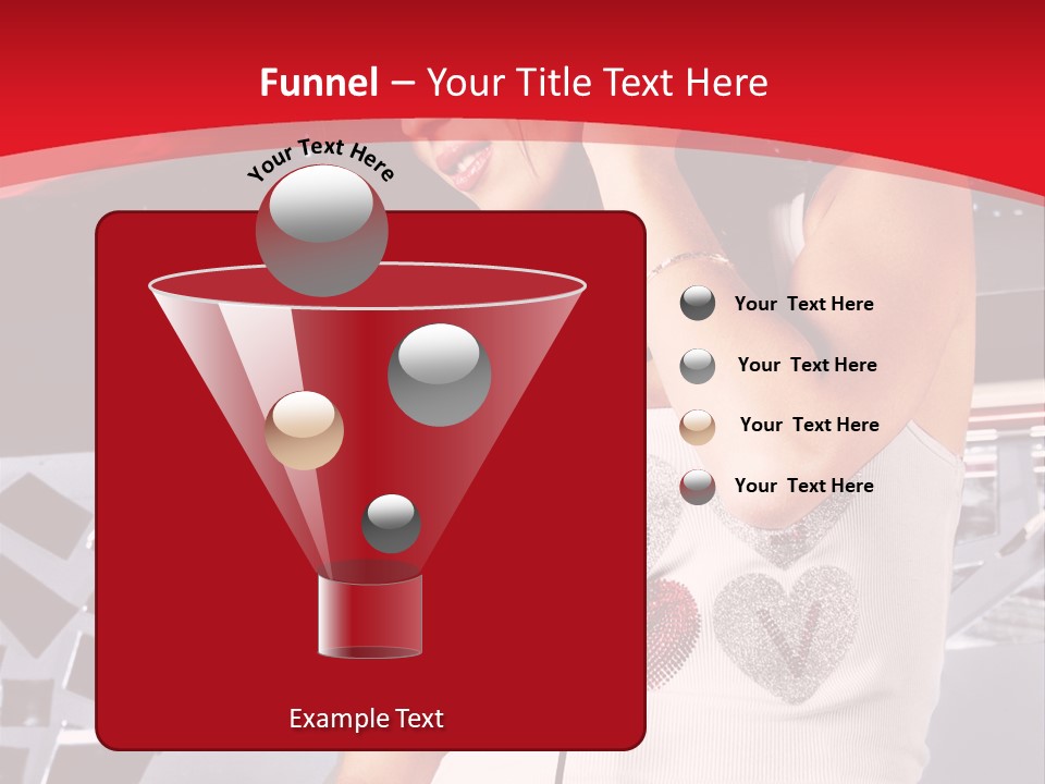 Girl Dj PowerPoint Template