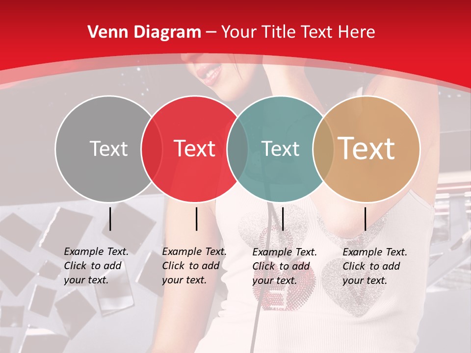 Girl Dj PowerPoint Template