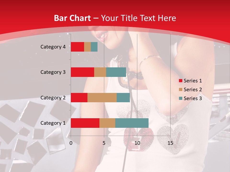 Girl Dj PowerPoint Template