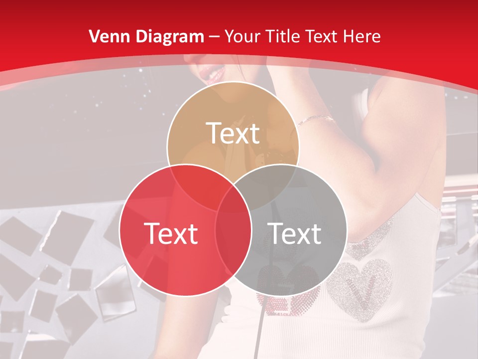 Girl Dj PowerPoint Template