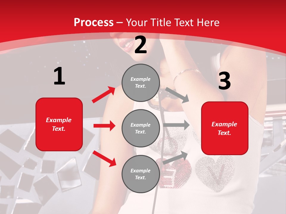 Girl Dj PowerPoint Template