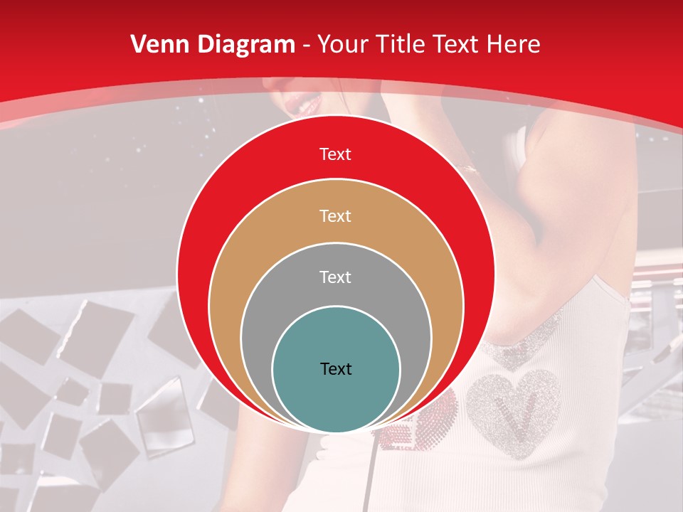 Girl Dj PowerPoint Template