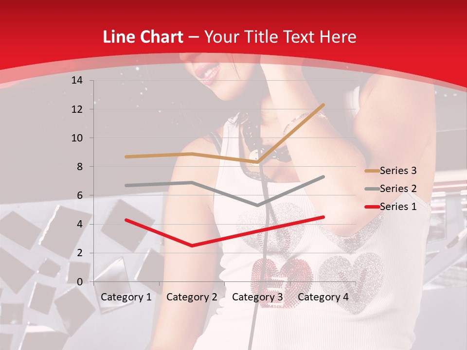 Girl Dj PowerPoint Template