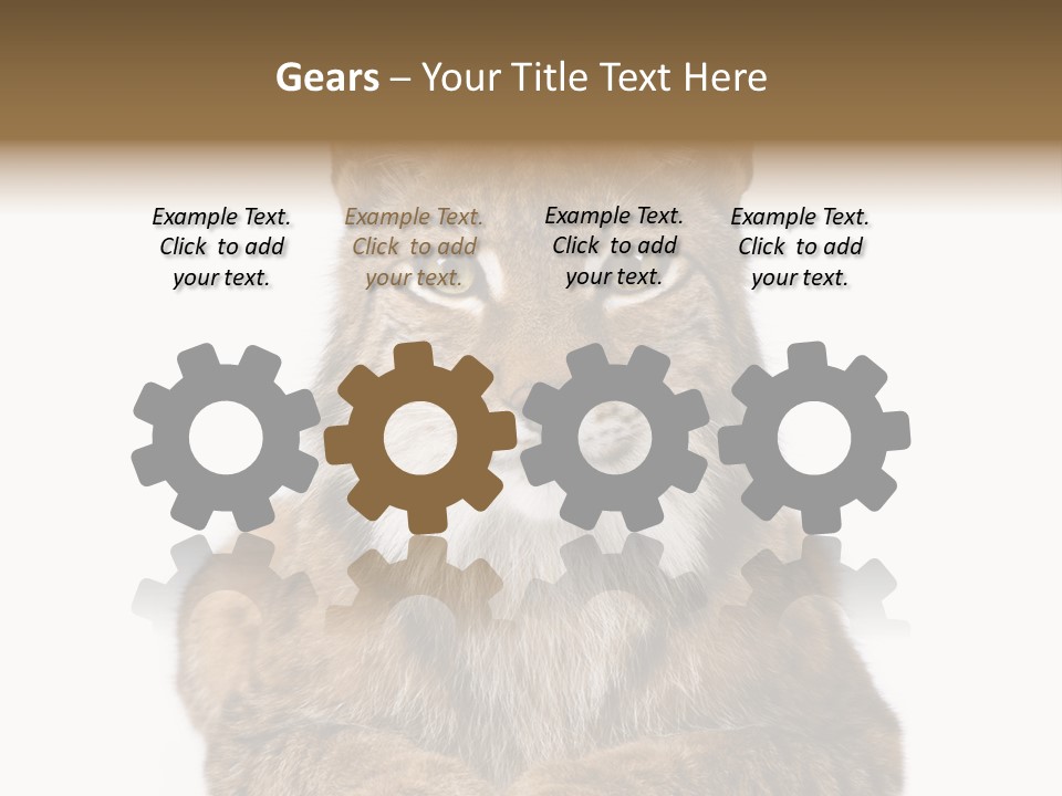 Eurasian Lynx PowerPoint Template