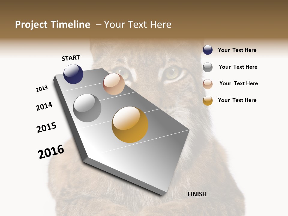 Eurasian Lynx PowerPoint Template