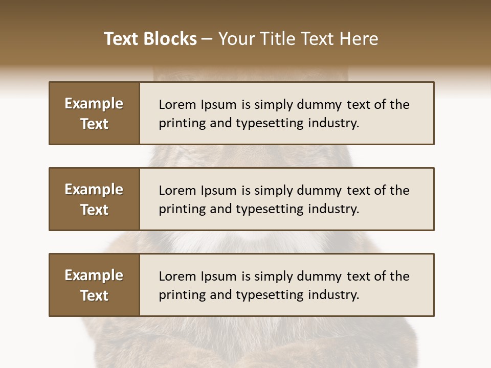 Eurasian Lynx PowerPoint Template