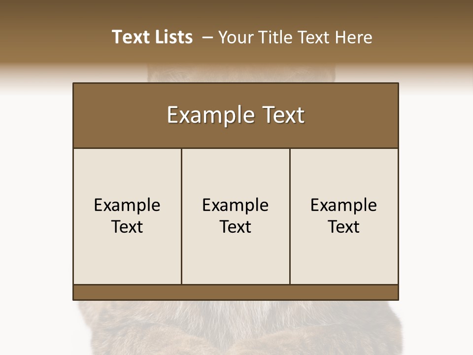 Eurasian Lynx PowerPoint Template