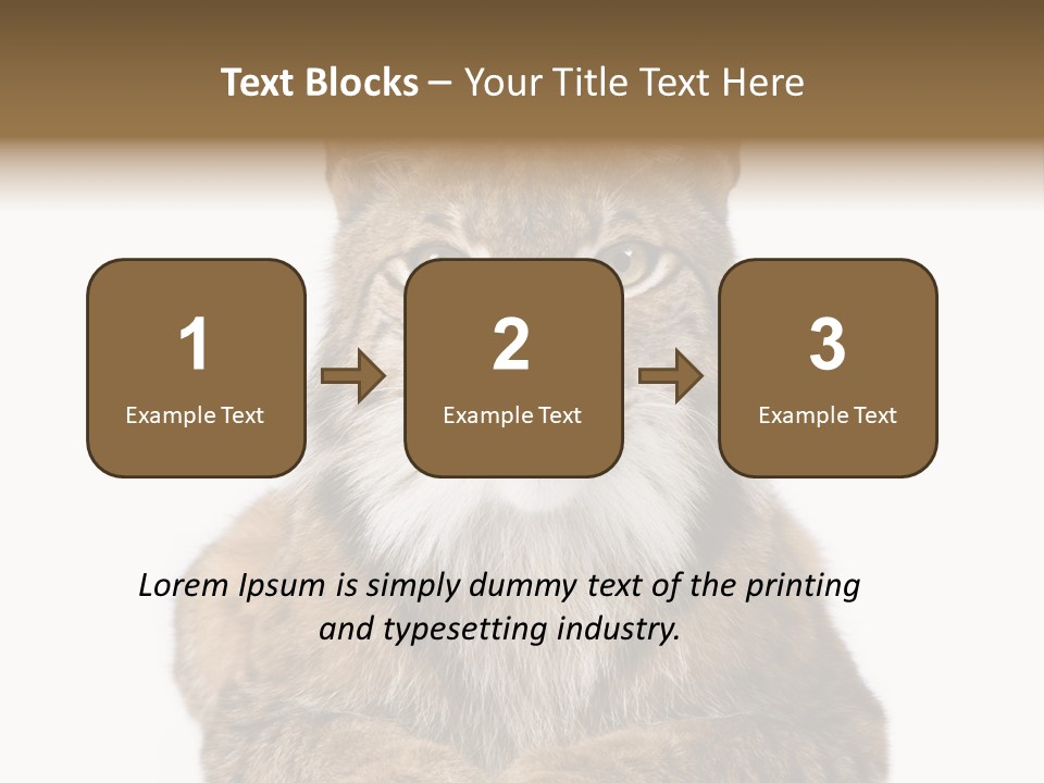 Eurasian Lynx PowerPoint Template