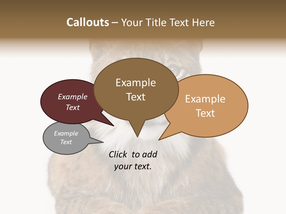 Eurasian Lynx PowerPoint Template