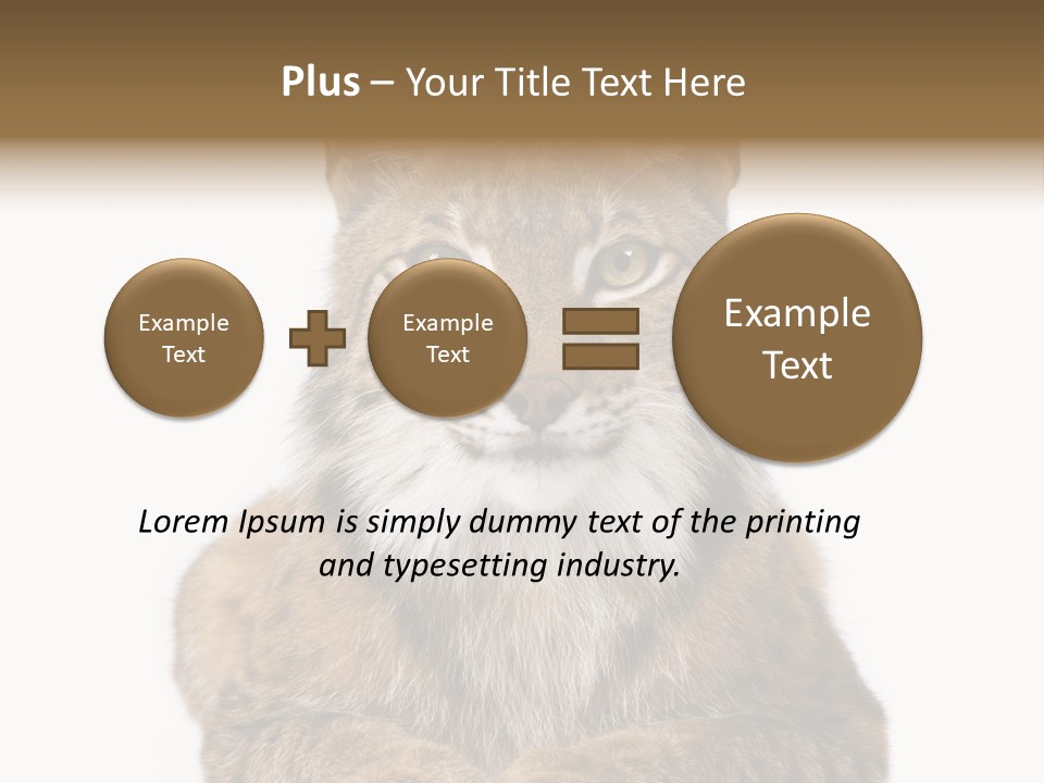 Eurasian Lynx PowerPoint Template