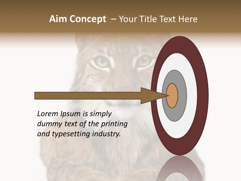 Eurasian Lynx PowerPoint Template