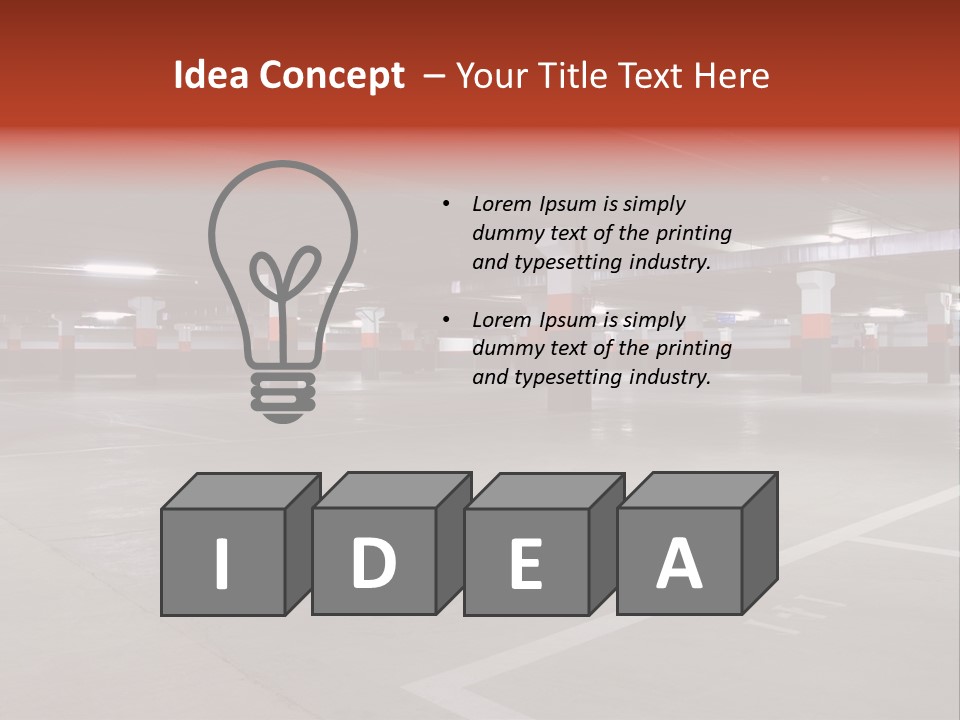 Shop Concrete Light PowerPoint Template