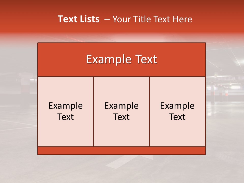 Wide Park Auto PowerPoint Template