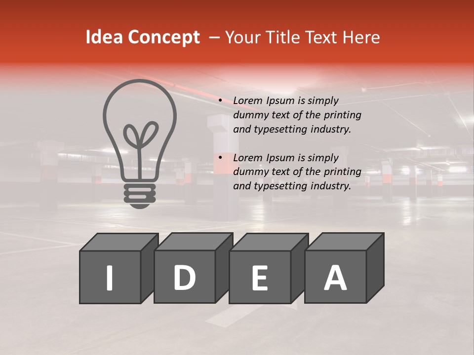 Wide Park Auto PowerPoint Template