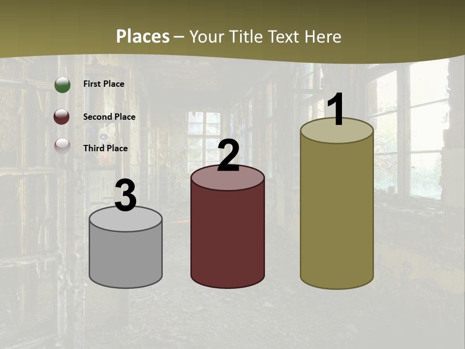 Past Abandoned Shabby PowerPoint Template