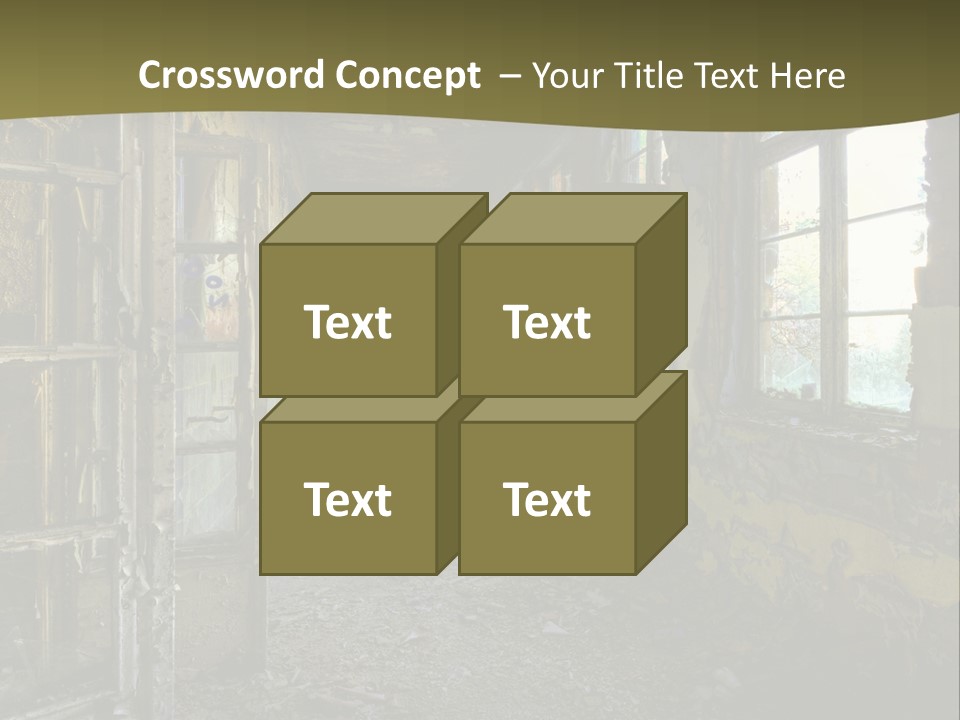 Past Abandoned Shabby PowerPoint Template