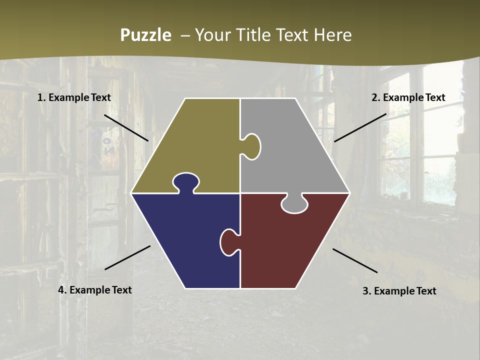 Past Abandoned Shabby PowerPoint Template