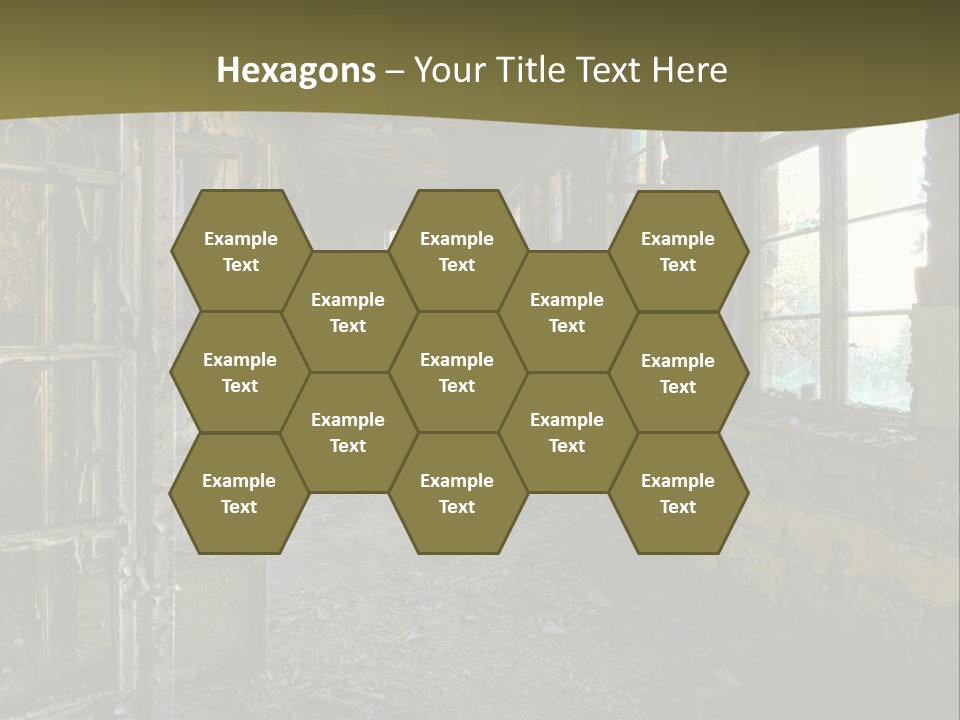Past Abandoned Shabby PowerPoint Template
