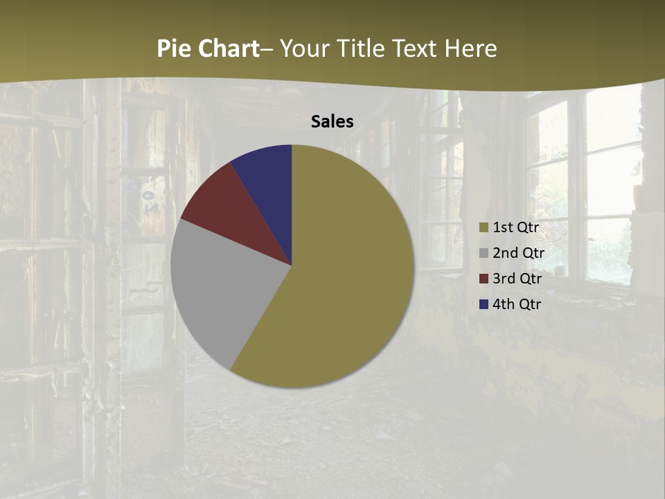 Past Abandoned Shabby PowerPoint Template