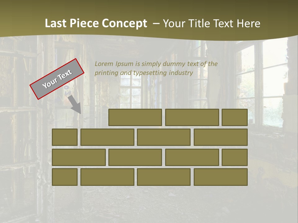 Past Abandoned Shabby PowerPoint Template