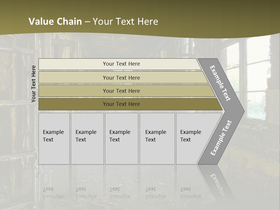 Past Abandoned Shabby PowerPoint Template