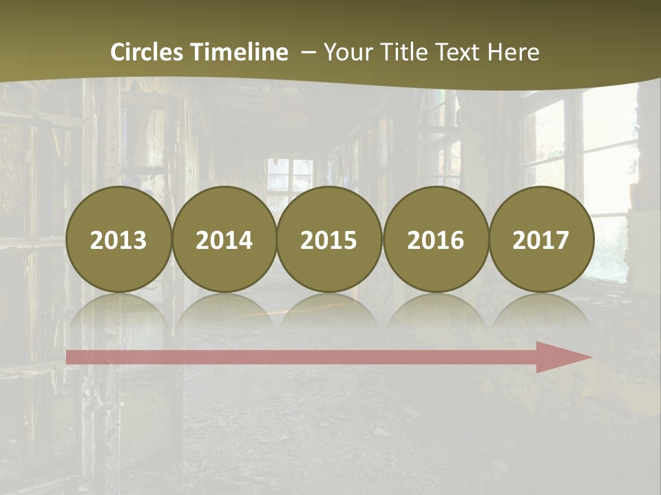 Past Abandoned Shabby PowerPoint Template