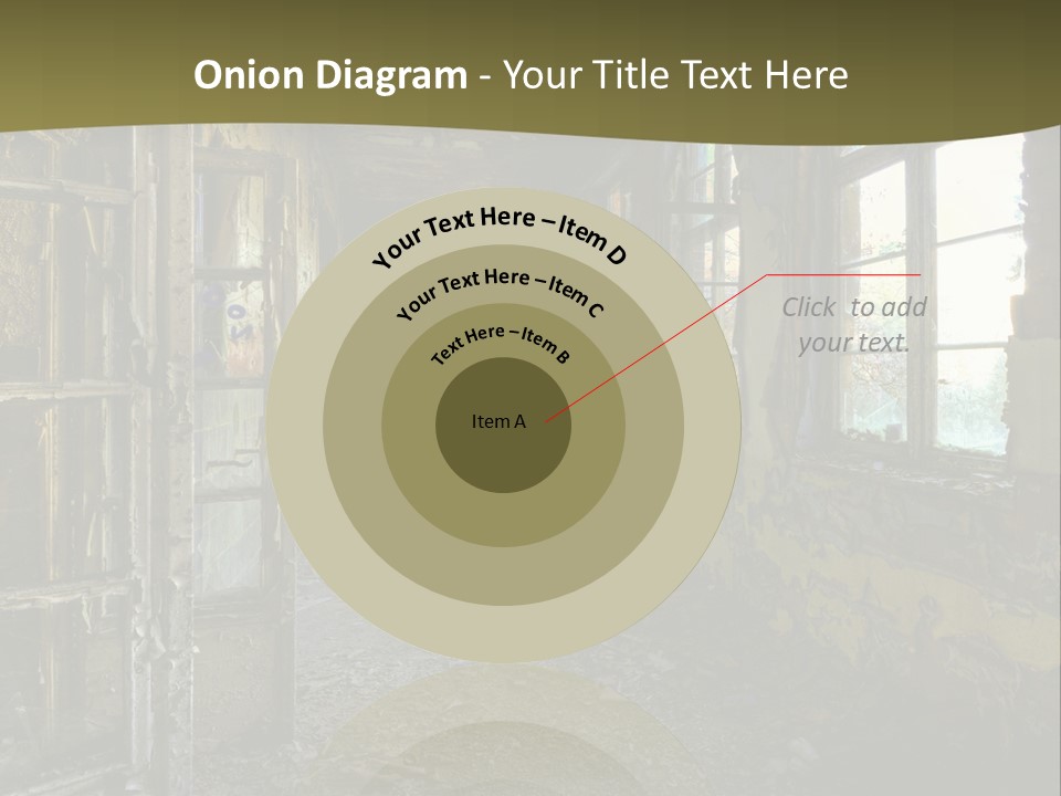 Past Abandoned Shabby PowerPoint Template