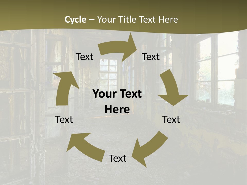 Past Abandoned Shabby PowerPoint Template