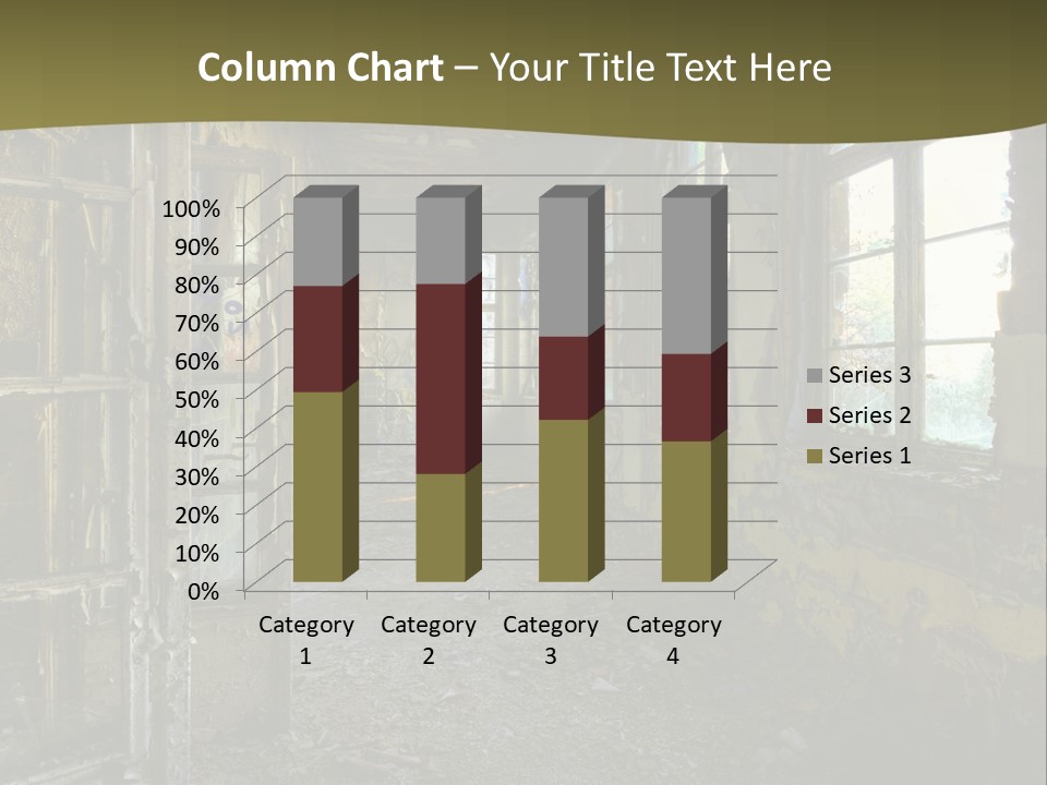 Past Abandoned Shabby PowerPoint Template