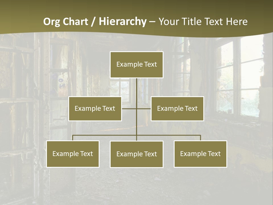 Past Abandoned Shabby PowerPoint Template