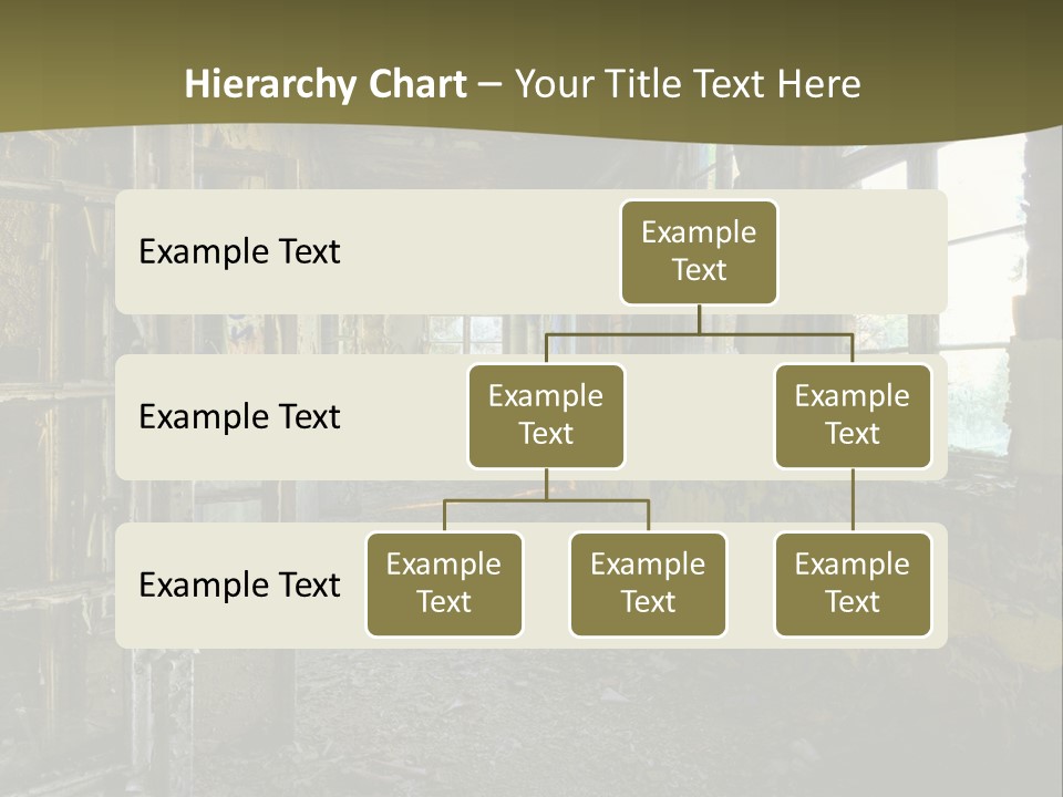 Past Abandoned Shabby PowerPoint Template
