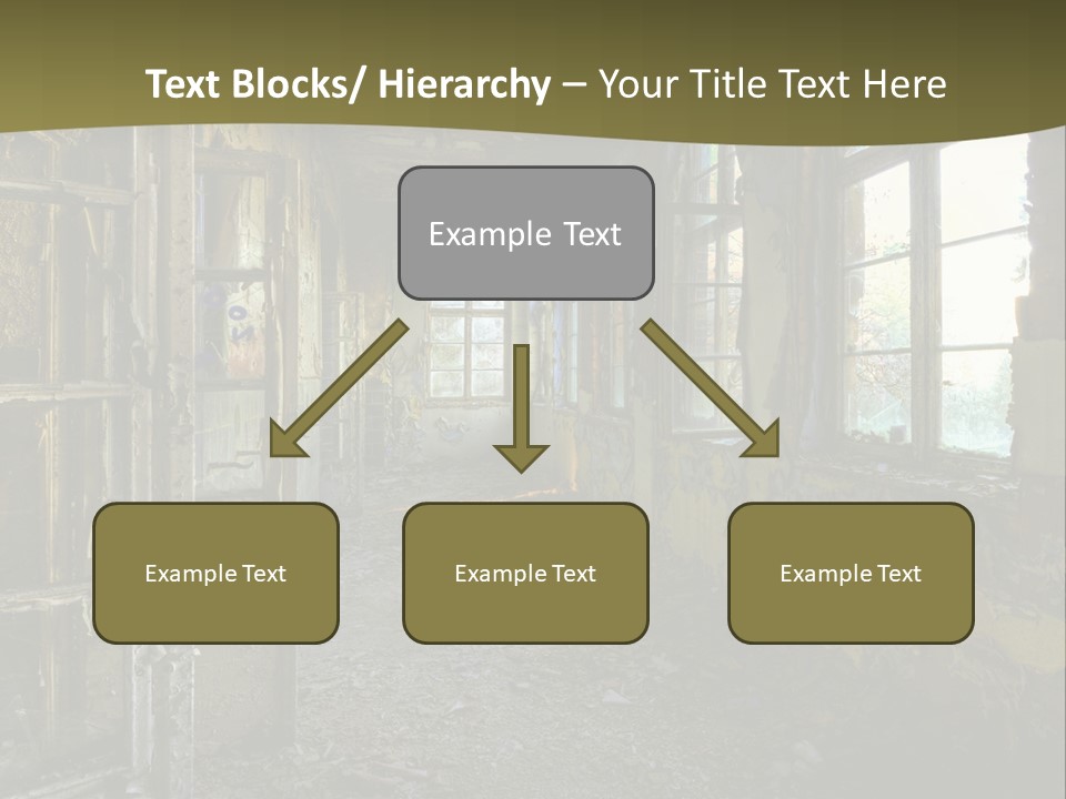 Past Abandoned Shabby PowerPoint Template