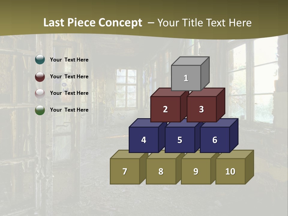 Past Abandoned Shabby PowerPoint Template