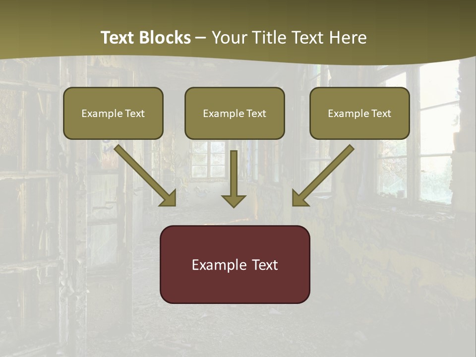 Past Abandoned Shabby PowerPoint Template
