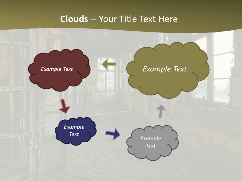 Past Abandoned Shabby PowerPoint Template