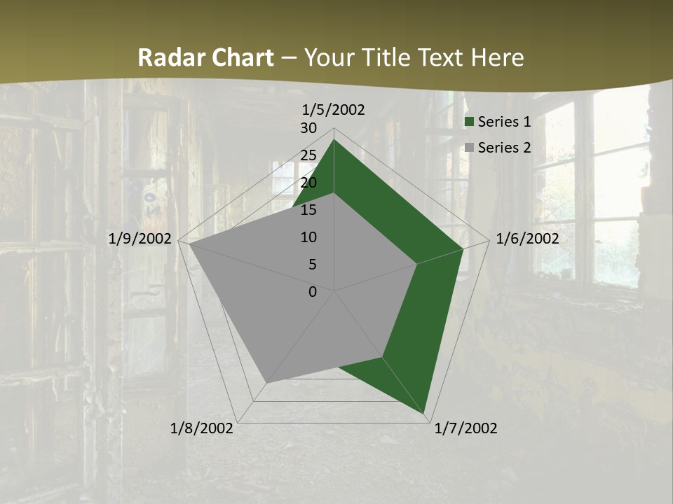 Past Abandoned Shabby PowerPoint Template