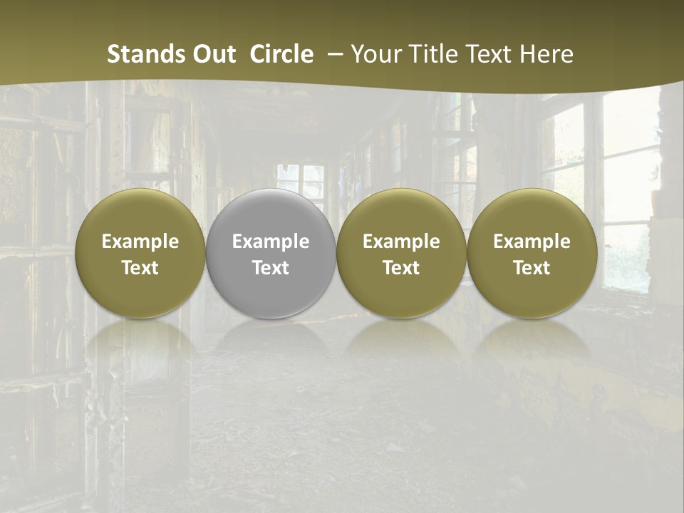 Past Abandoned Shabby PowerPoint Template