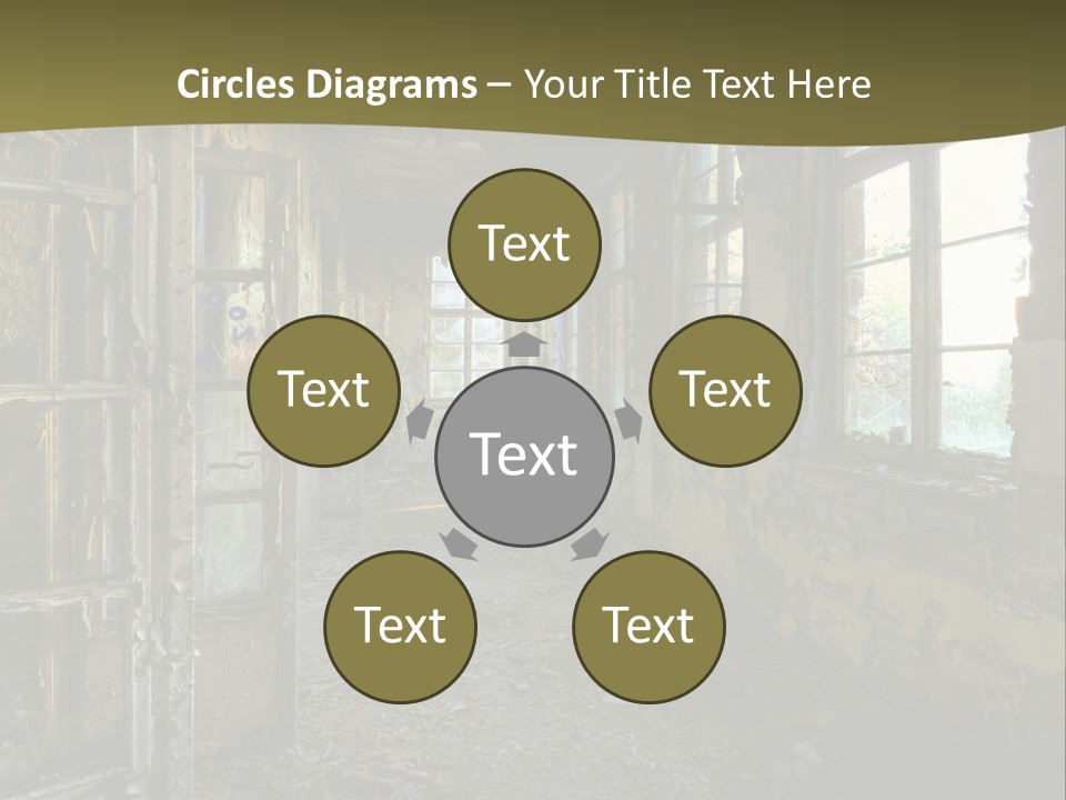 Past Abandoned Shabby PowerPoint Template