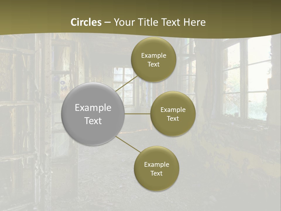 Past Abandoned Shabby PowerPoint Template