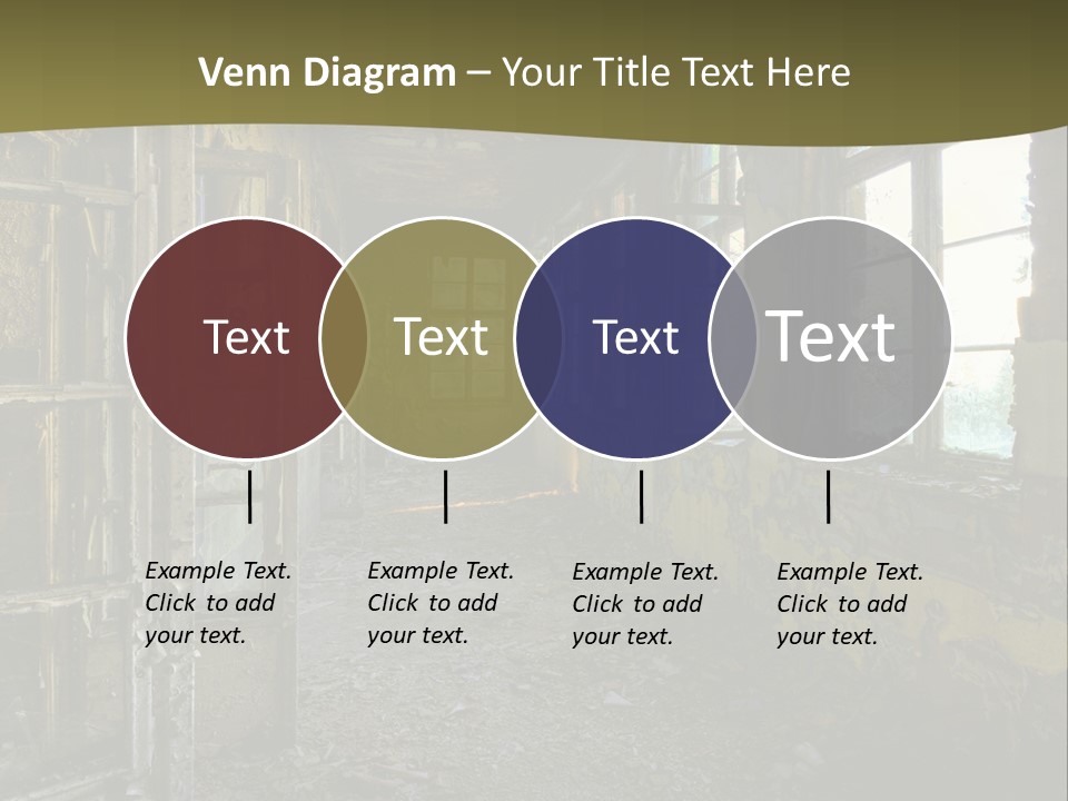Past Abandoned Shabby PowerPoint Template