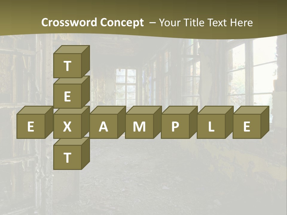 Past Abandoned Shabby PowerPoint Template