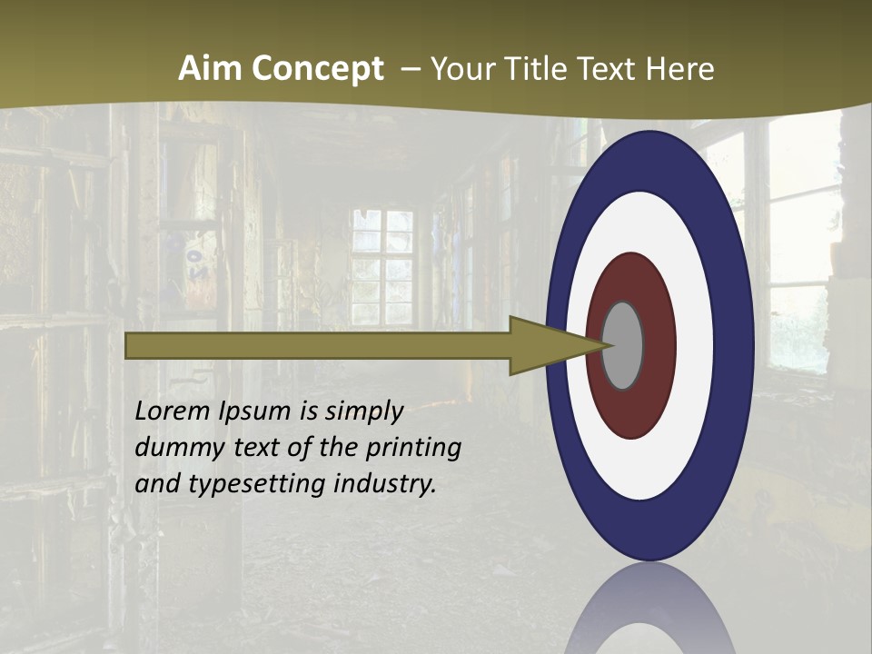 Past Abandoned Shabby PowerPoint Template