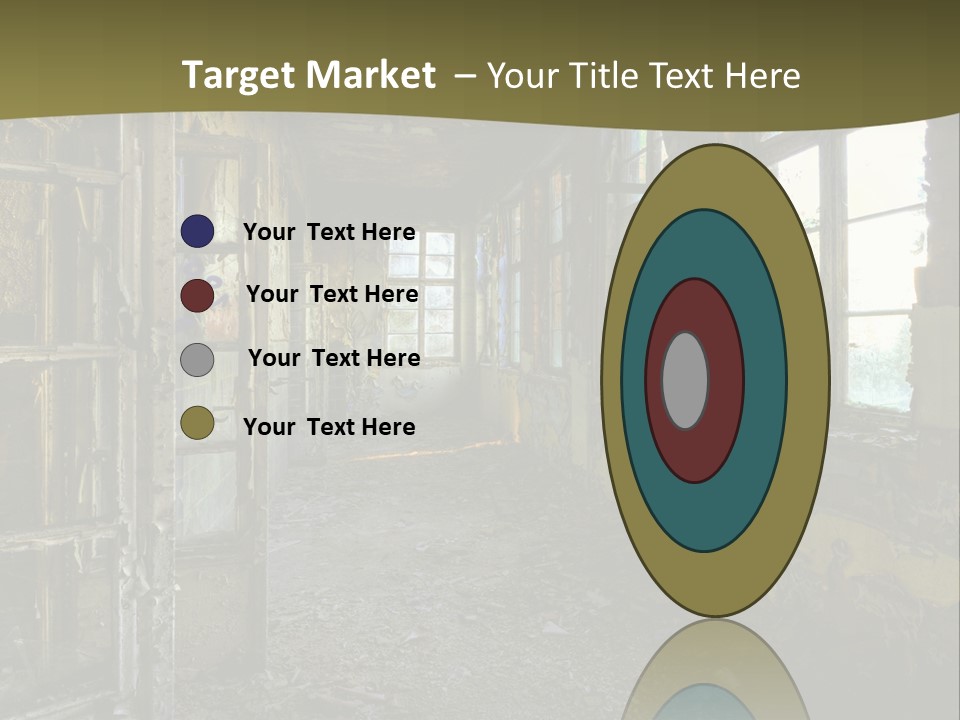 Past Abandoned Shabby PowerPoint Template