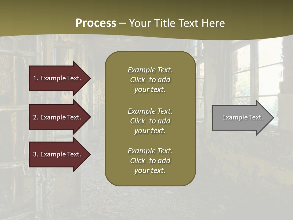 Past Abandoned Shabby PowerPoint Template