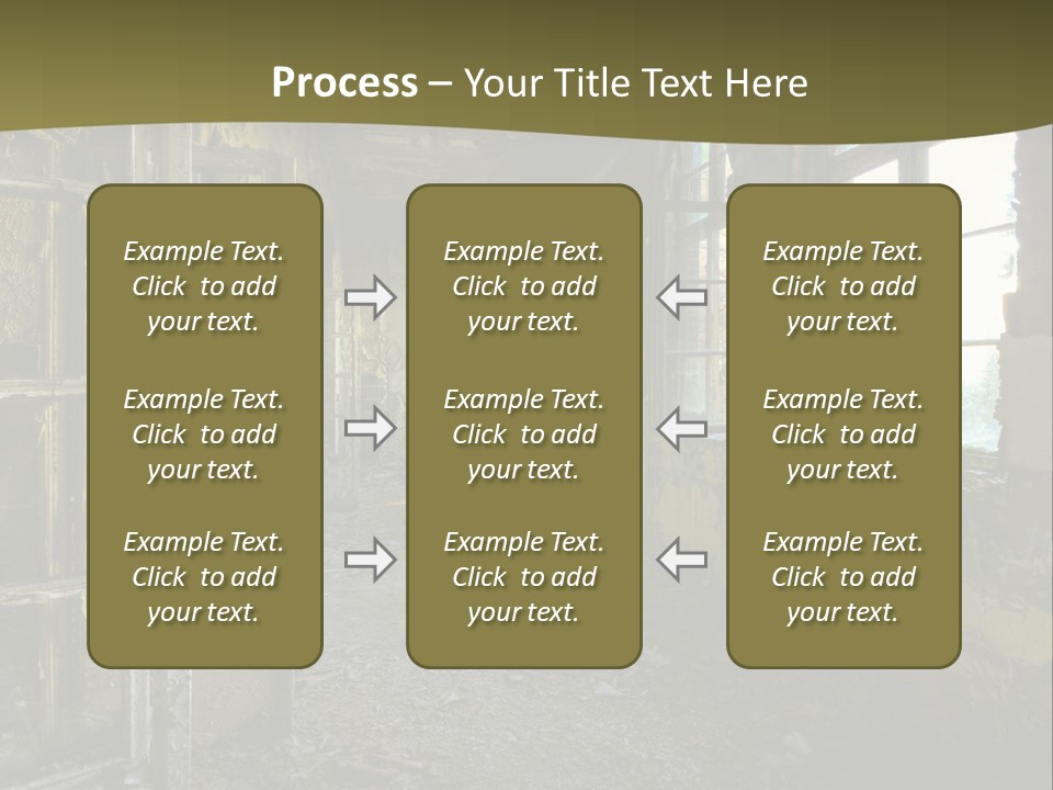 Past Abandoned Shabby PowerPoint Template