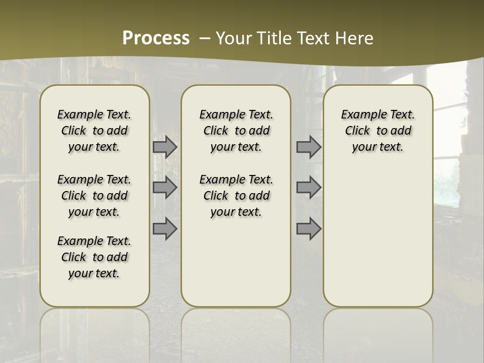 Past Abandoned Shabby PowerPoint Template